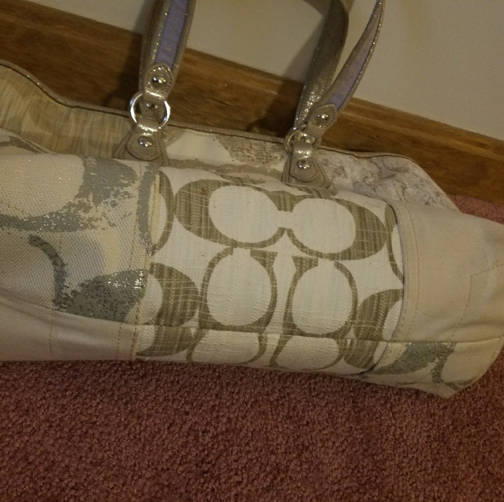 Coach Poppy Patchwork Tote Gem